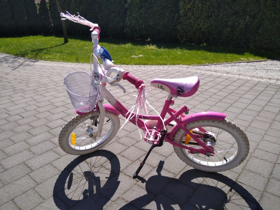 Rowerek dla dziewczynki koła 16 cali
