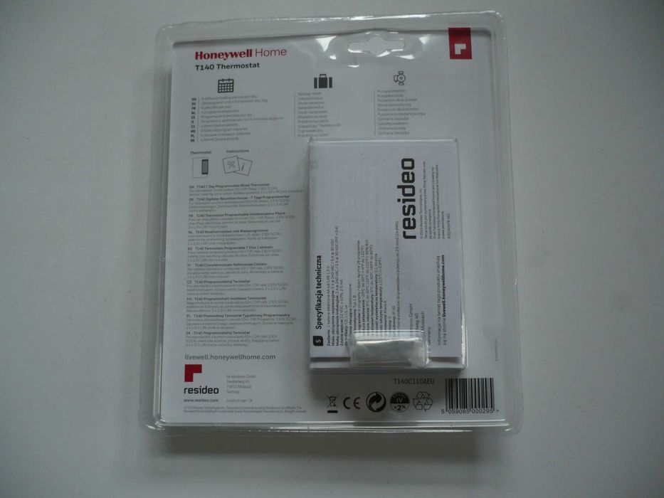 sterownik ogrzewania Honeywell T140 programator tygodniowy