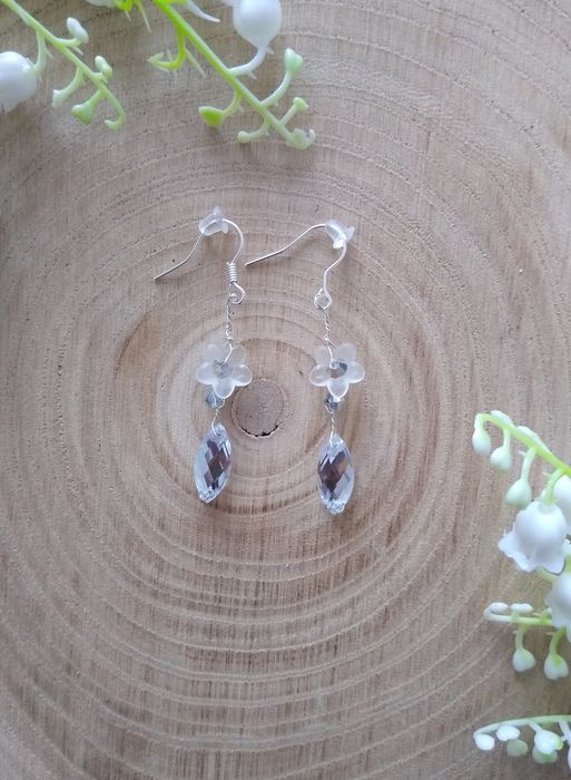 Drobne kolczyki na druciku