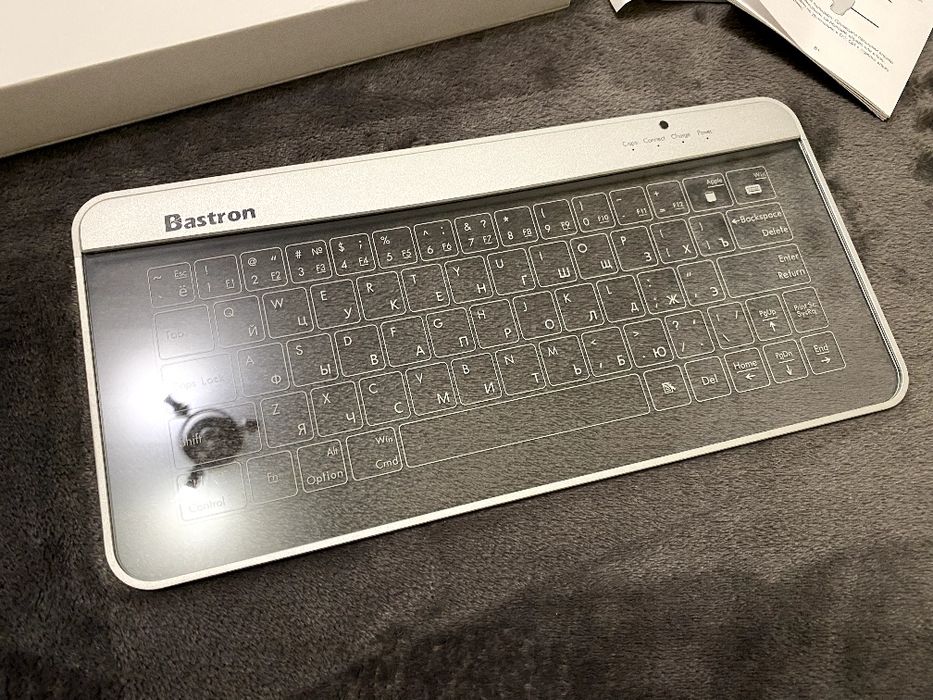 Клавиатура Сенсорная стеклянная Bastron B9 Тач-Пад