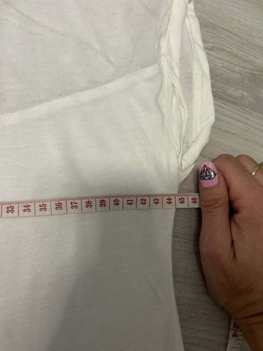 # Reserved bluzka krótki rękaw przezroczysty przód