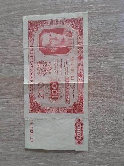 Banknot 100 zlotowy