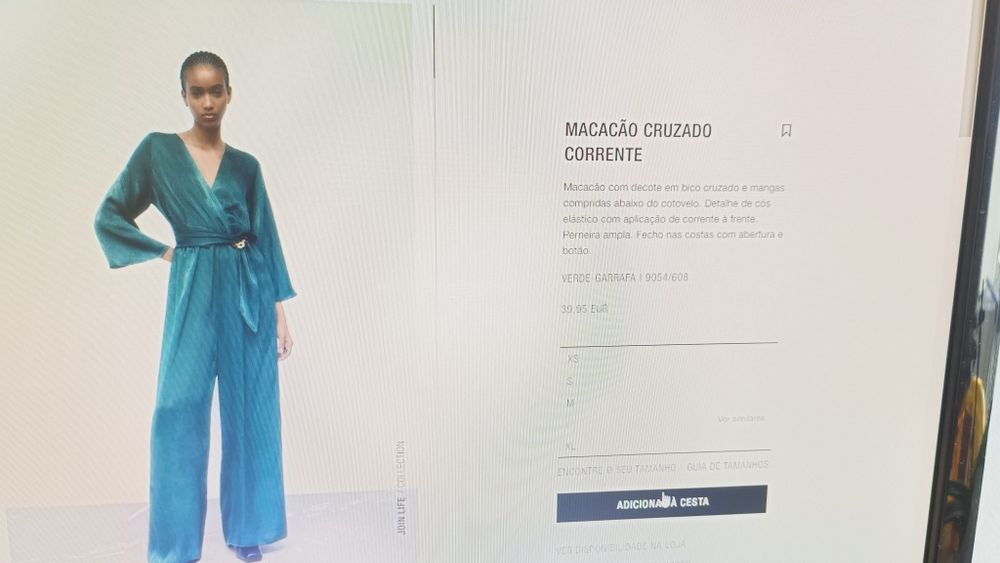Macacão Zara verde