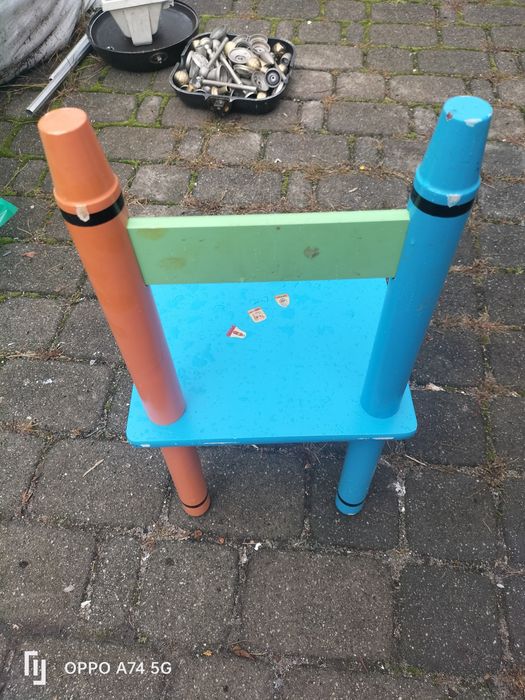 Krzesełko drewniane Crayon