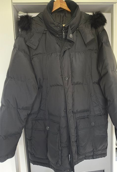 Czarna puchowa kurtka Warmia 54