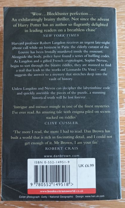 Livro: The Da Vinci Code
