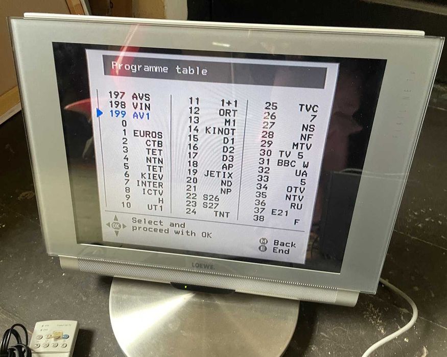 Сверхкомпактный телевизор 15" LOEWE FL38 дизайнерское исполнение