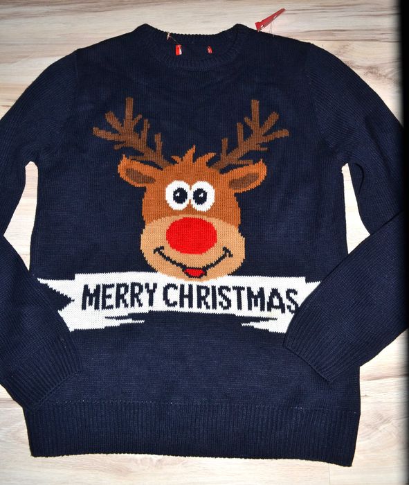 93^ primark Świąteczny sweter Renifer S/M