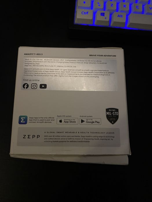 relogio amazfit t rex 3 como novo