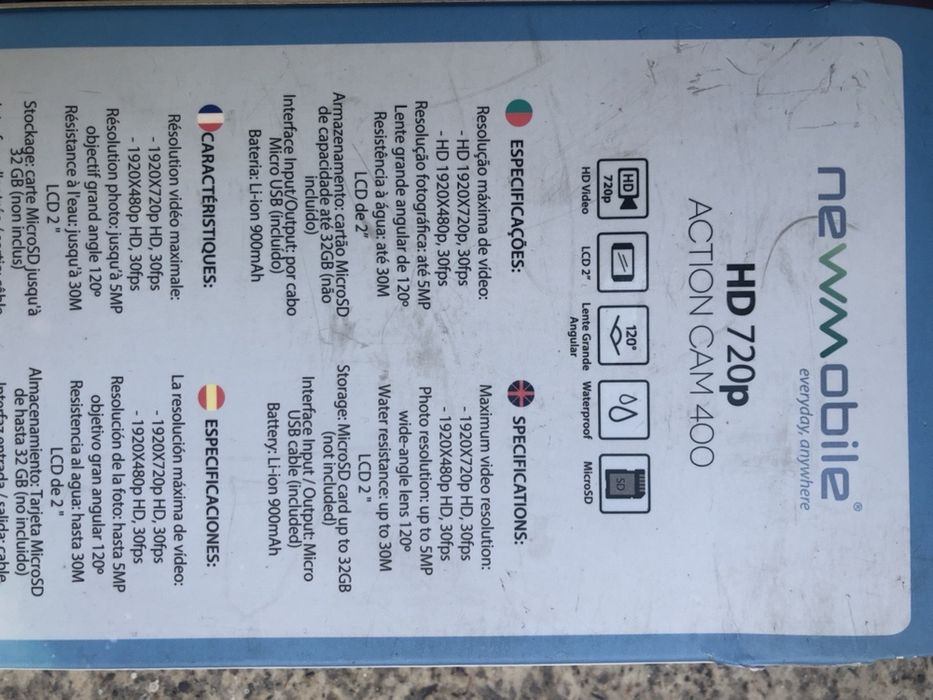 Camara HD Tipo Go Pro Nova