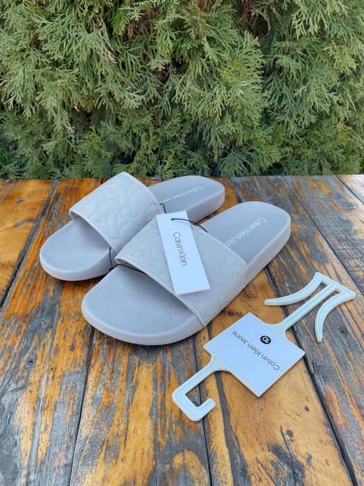 Шлепанцы calvin klein (ck slide sandal)с америки 7us,8us,9us,12us !!ОСТАННІ!!