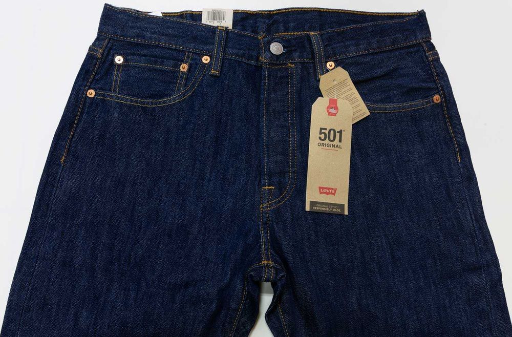 Мужские джинсы Levis 501 Rinse, 005010115 Левис, Ливайс США