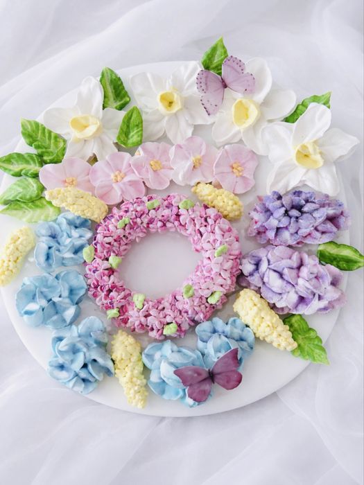 Зефірний декор на паску, паска