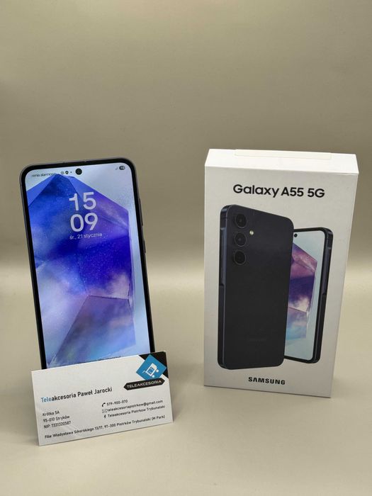 SAMSUNG A55 | 8/128GB | JAK NOWY | Teleakcesoria | Piotrków AUCHAN