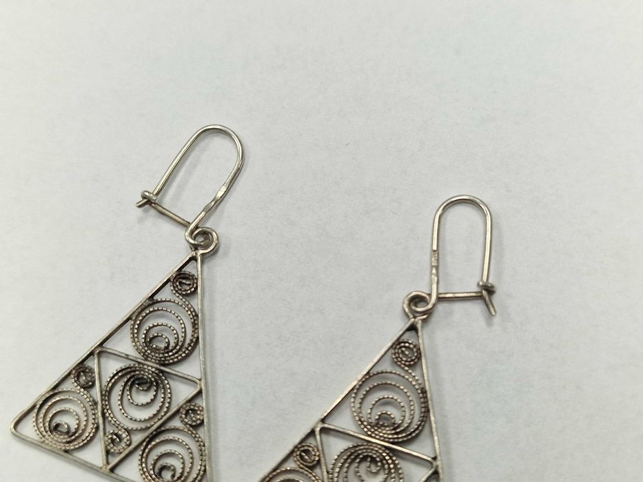 IMAGO ARTIS/ Srebrne kolczyki damskie/ 830/ 4.15 gram/ Polska 1986-96