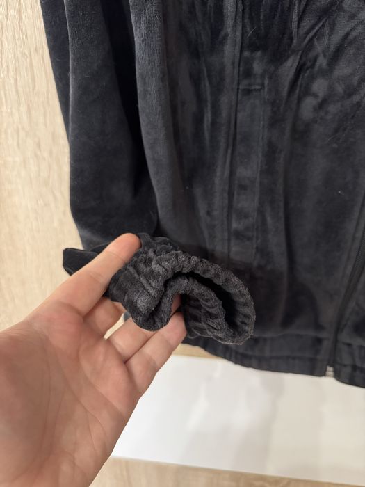 Bluza Fila S welurowa welur zip rozsuwana velvet tracksuit modna