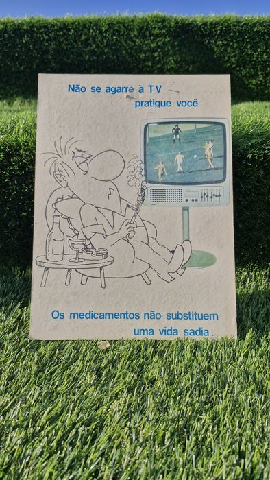 Coleção de  publicidade saúde