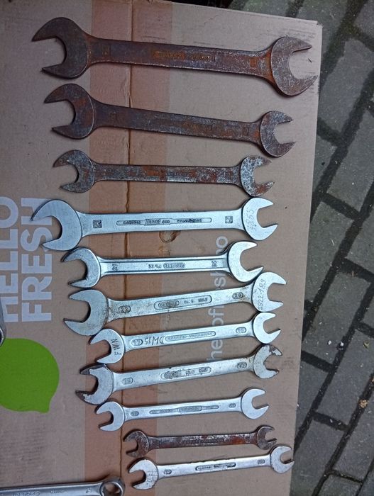 Gedore zestaw kluczy,klucze płaskie,oczkowe