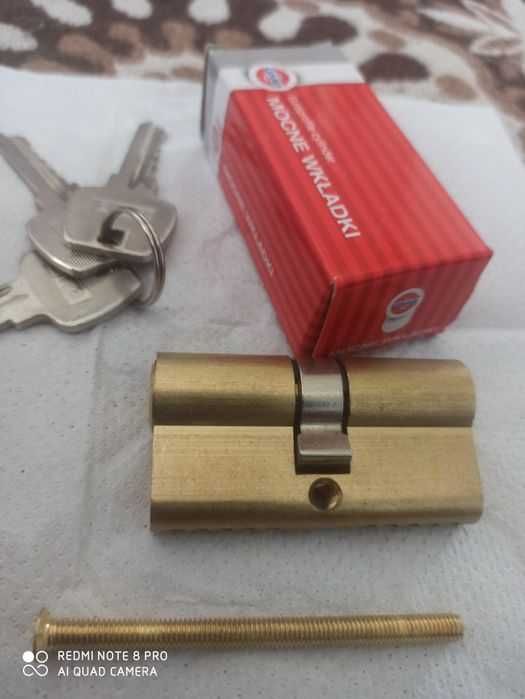 Mocna wkładka + 3 klucze, najtaniej!