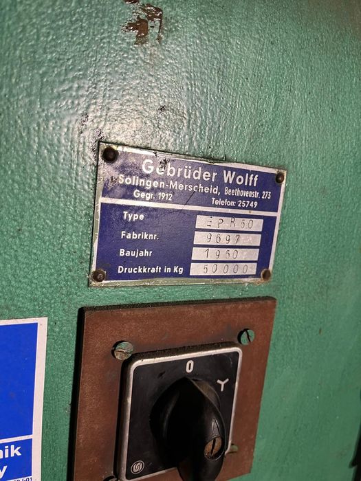 Prasa mimosrodowa Epr50 50ton