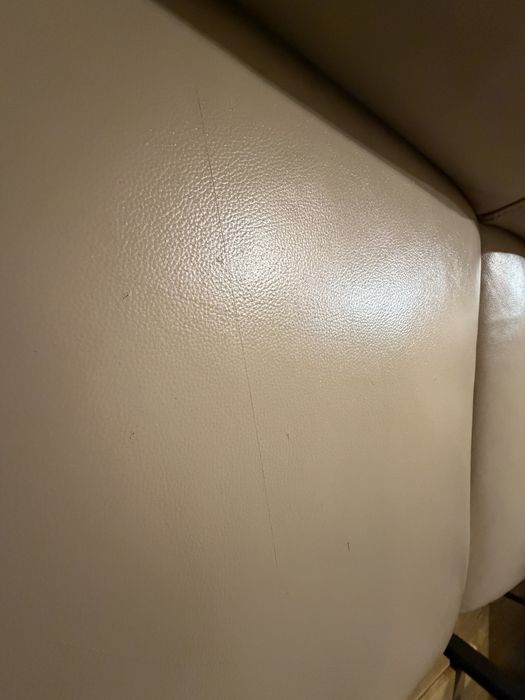 Narożnik skórzany beżowy 270x217