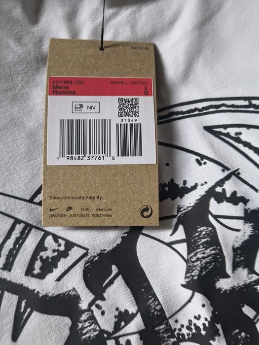 Bezrękawnik męski firmy Nike Biały