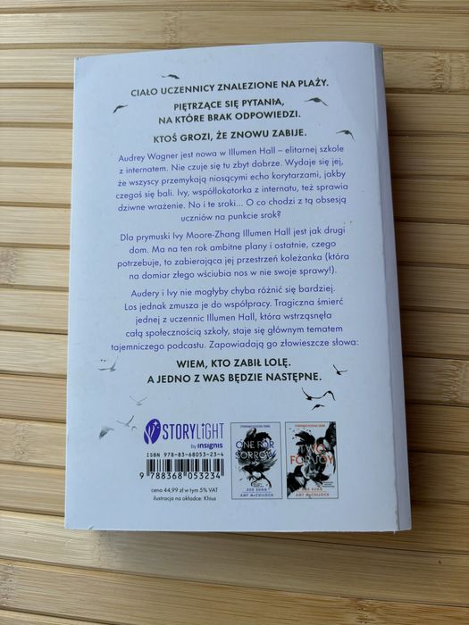 Książka pt. One for Sorrow Stowarzyszenie srok Zoe Sugg