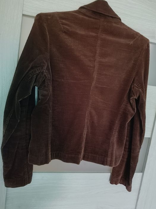 Brązowa sztruksowa marynarka vintage r. 36 - 38