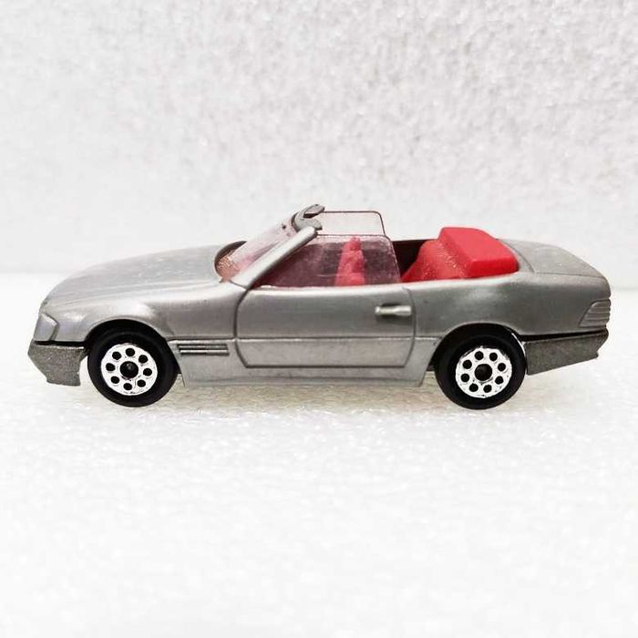 Majorette Novacar 105 Mercedes Benz 500 SL prata conversível