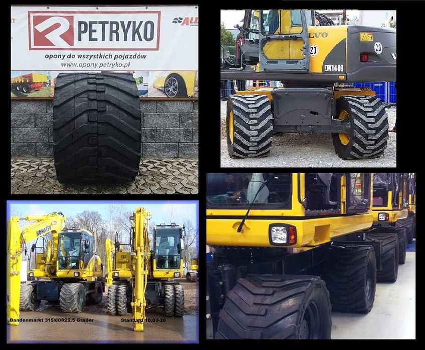 Koło 315/80R22.5 315/70R22.5 zam. 10.00-20 Bandenmarkt GRADER  Wysyłka/montaż
