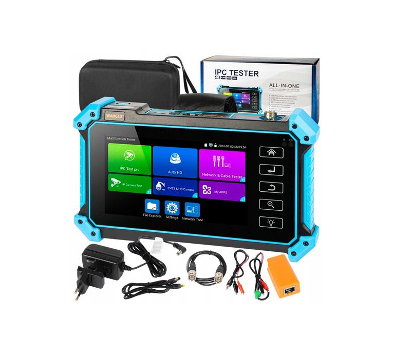 Tester wielofunkcyjny ONVIF CCTV do IP Kamery CVBS dotykowy AHD PTZ