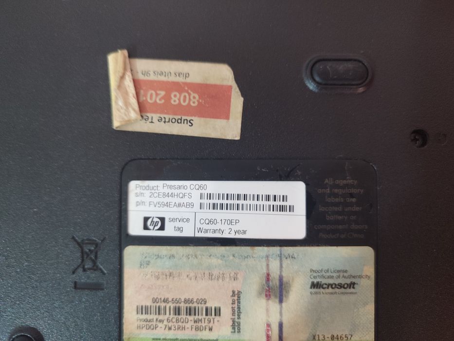 HP CQ 60 Laptop in Good Condition64585160906497122