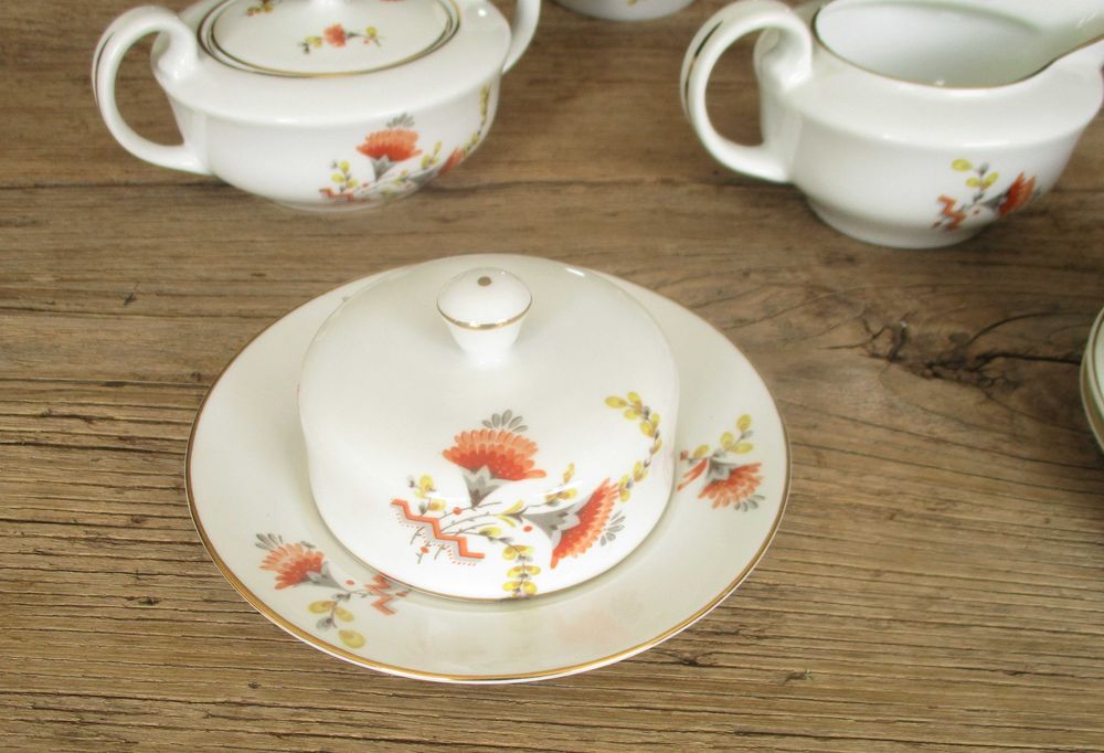 Conjunto de chá Vista Alegre 1924-47