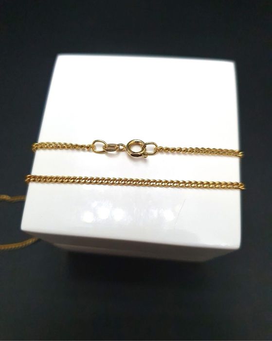 Złoty Łańcuszek splot Pancerka