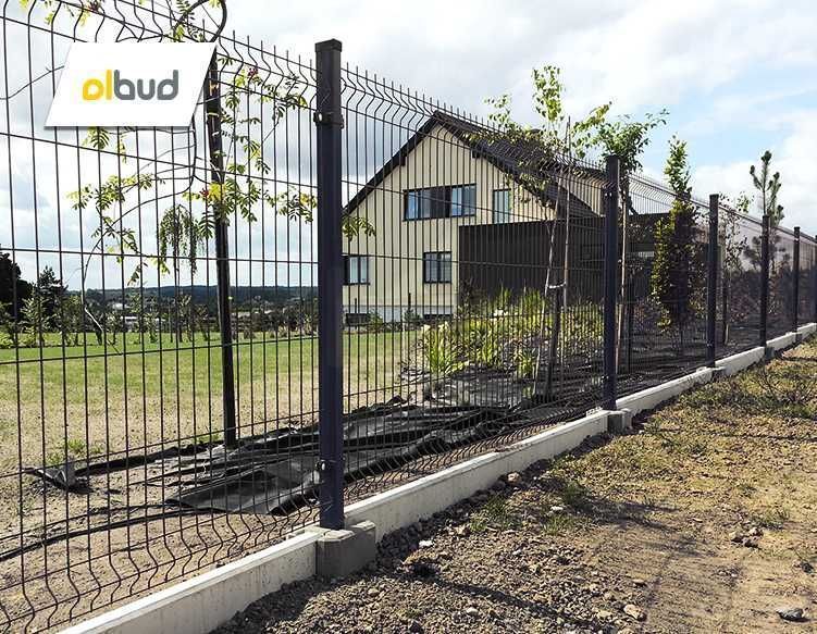 Ogrodzenie panelowe 3D 1530mm fi4mm grafit - cena 1mb - panel ogrodzeniowy 3D Kwidzyn