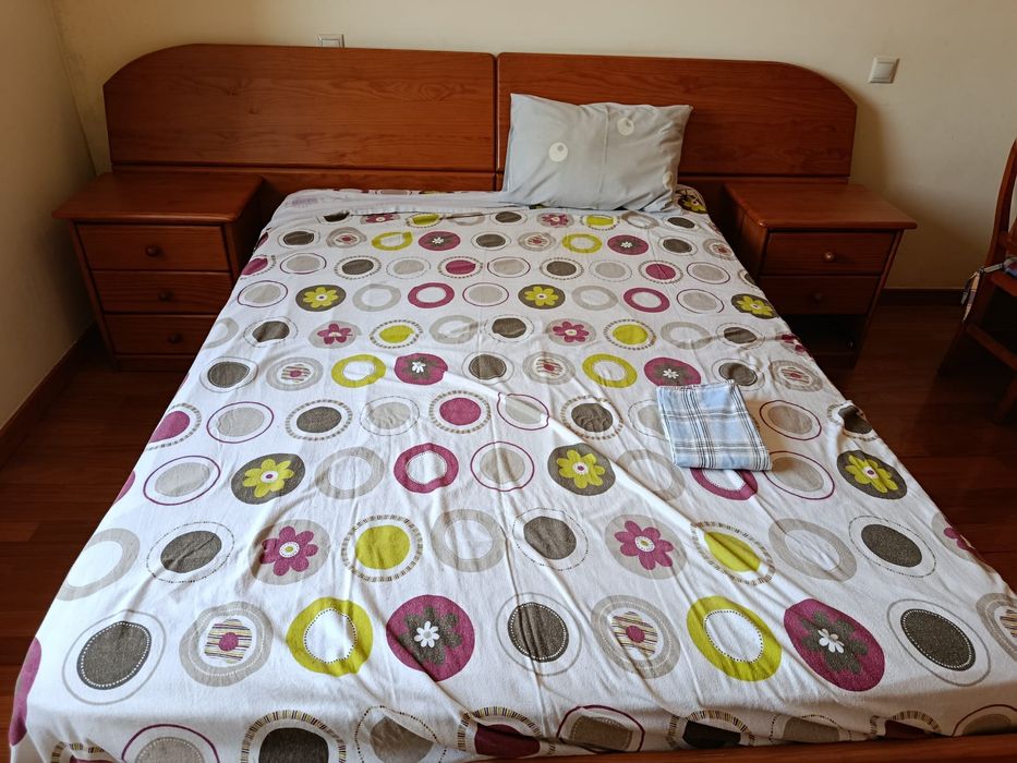 Quarto de Casal Completo c/ Arrumação + Colchão | Mudança de País
