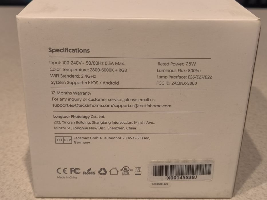 Inteligentna żarówka LED 4szt.