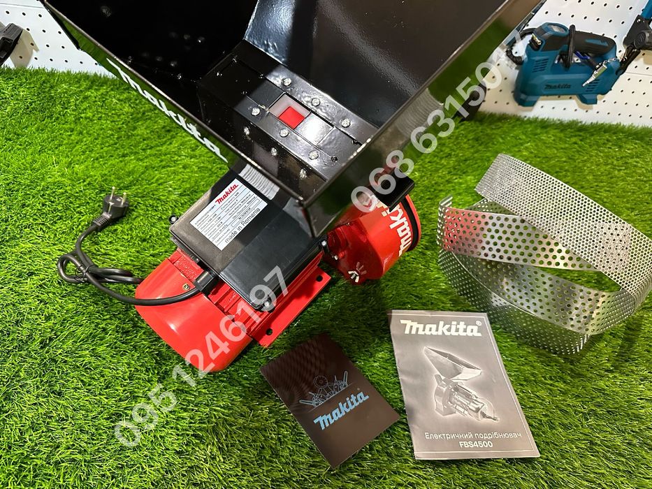 Зернодробилка электрическая Makita FBS4500 кормодробитель Макита 4.5 к