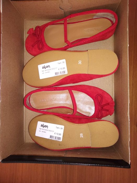 Sapato vermelho Criança 28