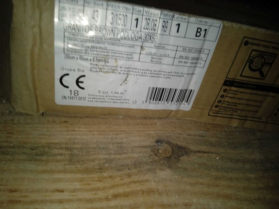 Paradyż Granitos Brown płytka podłogowa klinkierowa 30 x 60 8szt.