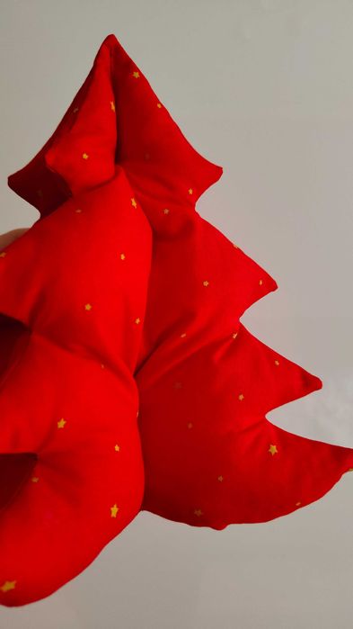 Choinka z materiału szyta ręcznie ozdoba świąteczna handmade