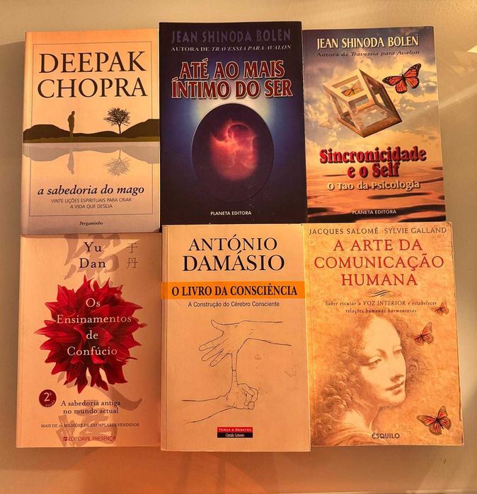 Livros de Espiritualidade, Psicologia e Desenvolvimento Pessoal , Teosofia, Auto Ajuda, Neurociência, Daniel Amen, Chopra, Damásio, Tolle .