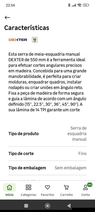 Máquina de esquadria manual dexter