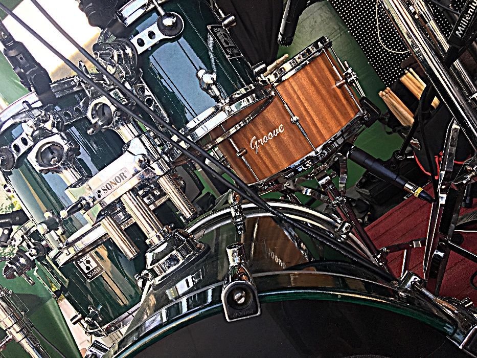 Aulas de bateria presenciais e online