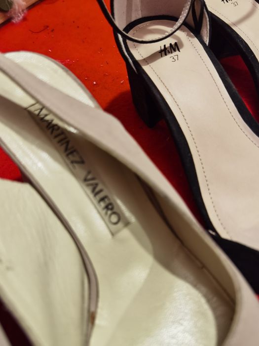 2 pary buty damskie na obcasie na imprezę uroczystość ślub