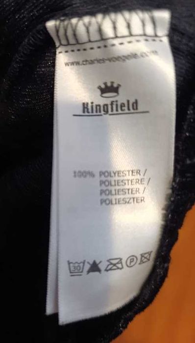 Blusa preta com brilho "Kingfield"