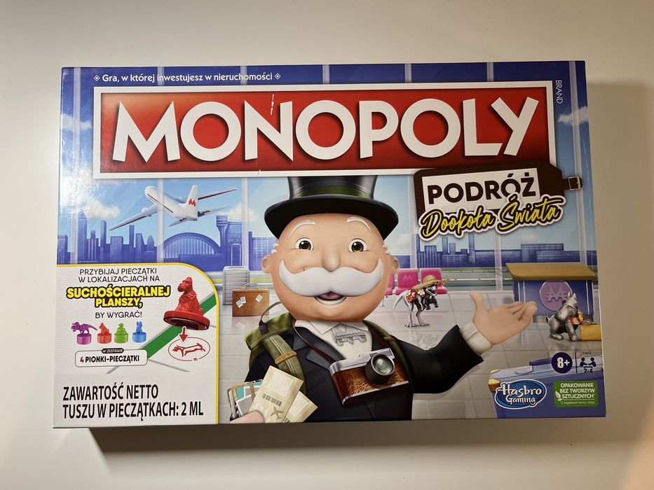 Monopoly Podróż dookoła świata Gra planszowa