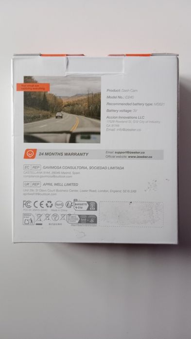 IZeeker Dash Cam iD240 - kamera samochodowa