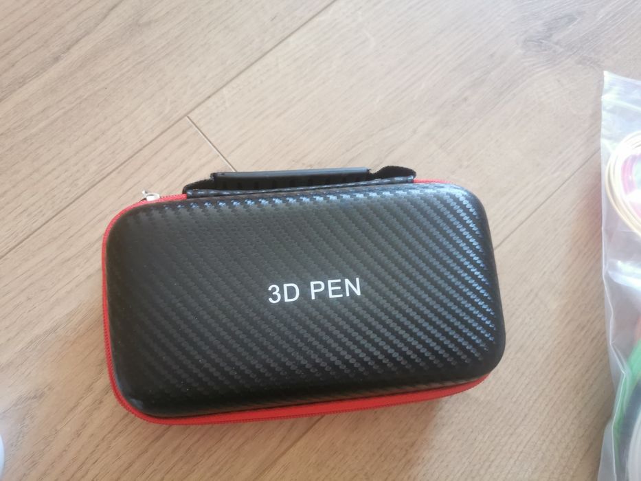 Kit caneta 3D: estojo, caneta e filamentos