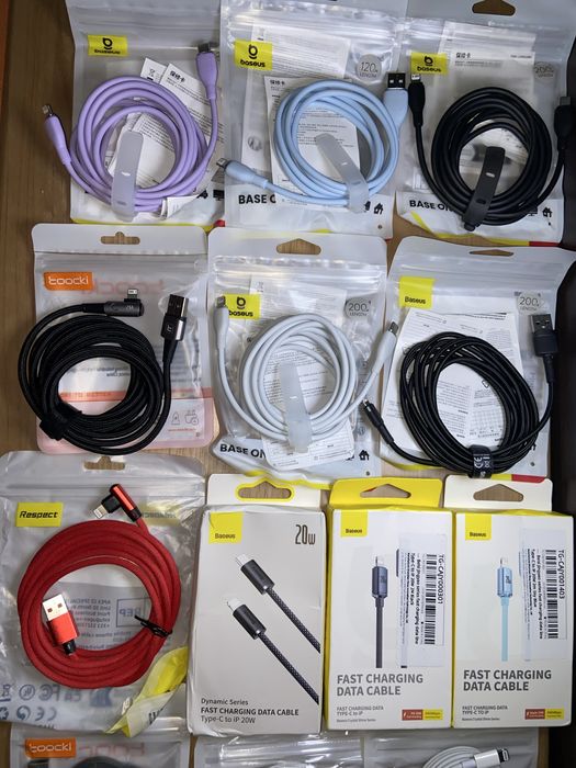 Кабель зарядки Baseus  usb-typeC, lighting, кутові,довжина 1 , 2 метри